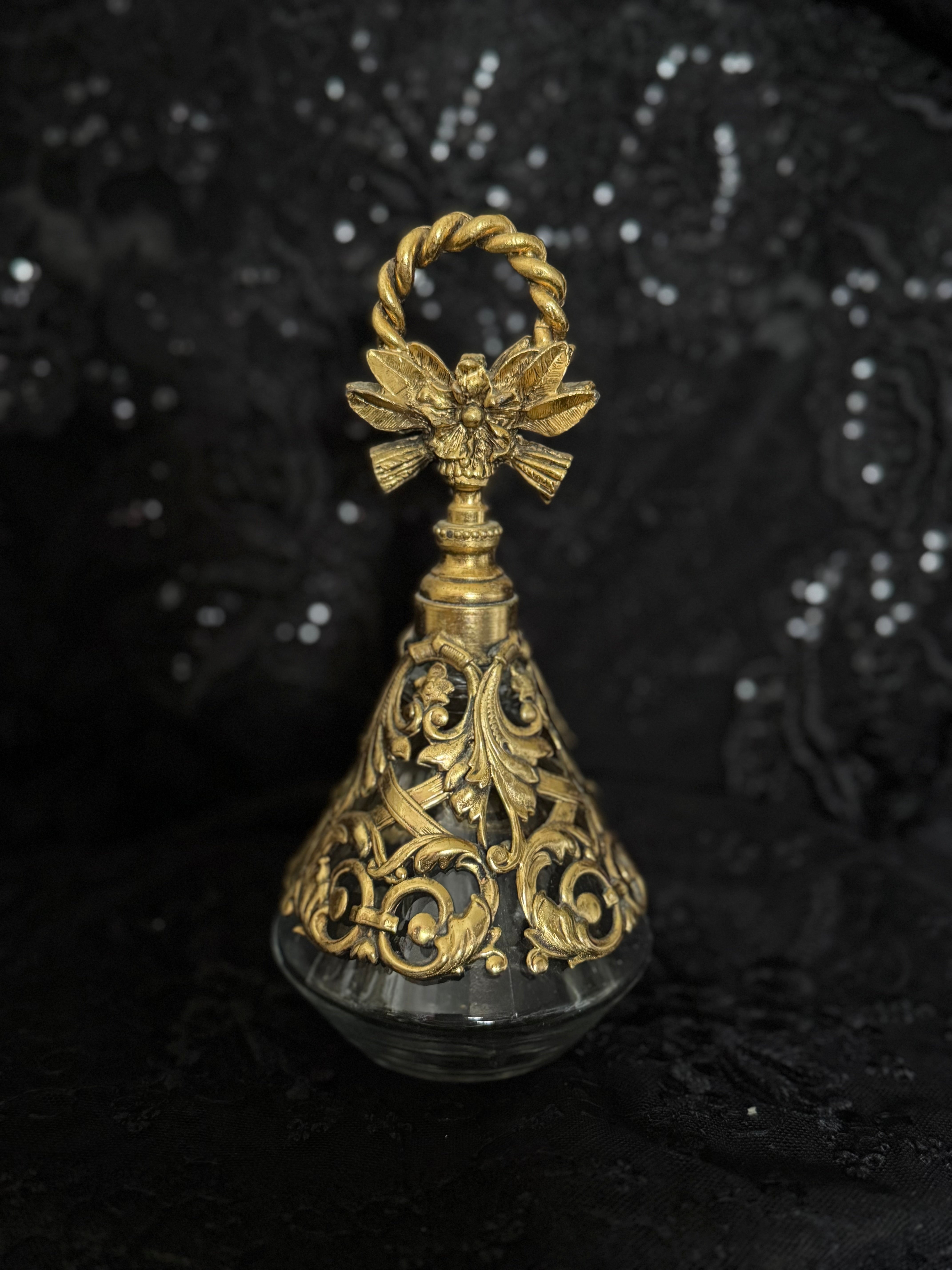 Ormolu style perfume bottle