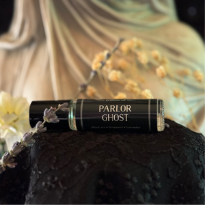 Parlor Ghost perfume oil (bergamot, black tea, lavender)