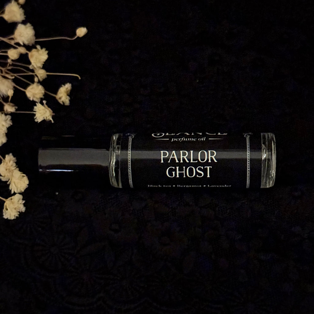 Parlor Ghost perfume oil (bergamot, black tea, lavender)