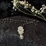 The Victorian Mourning Flower Rosary