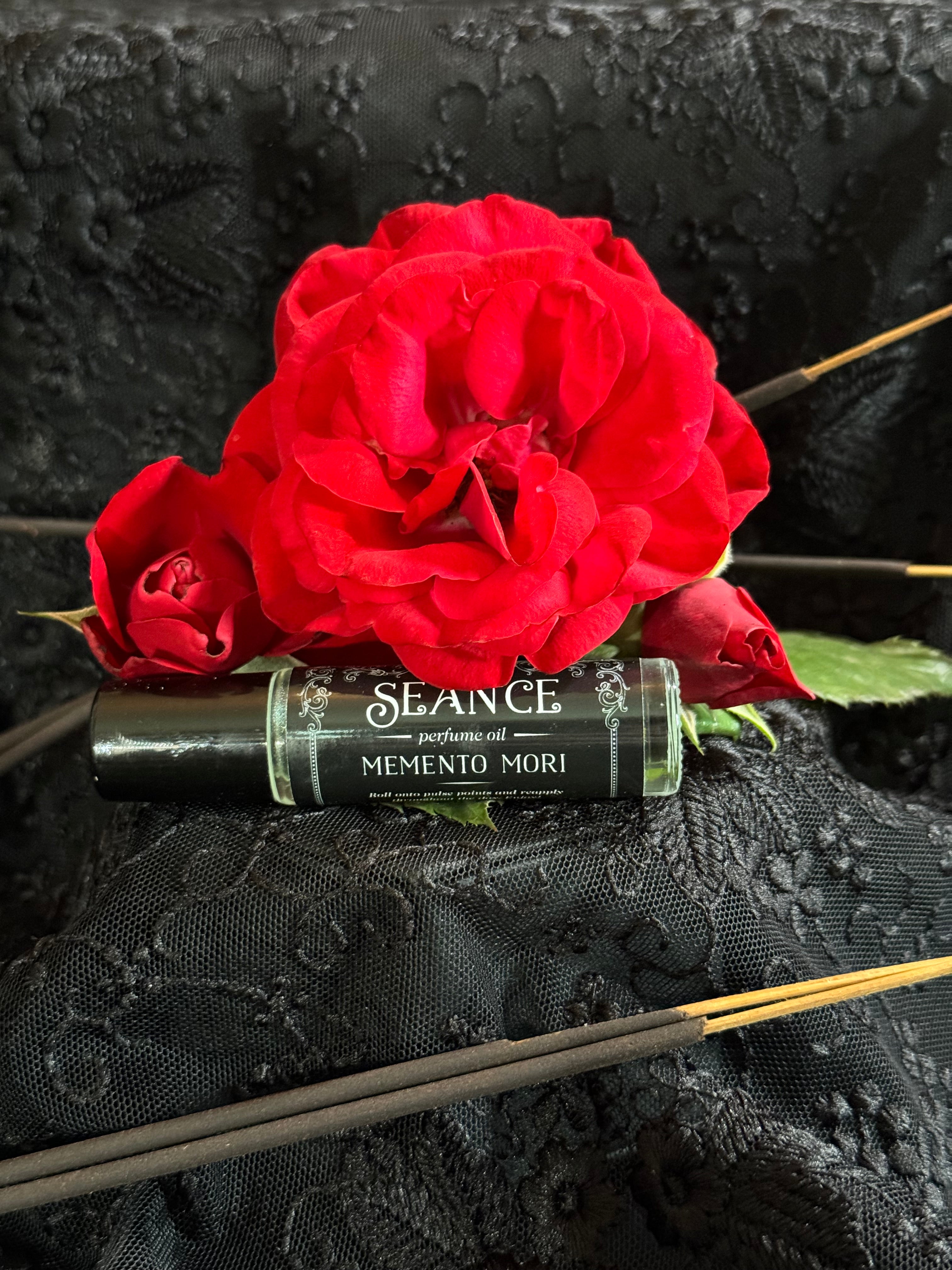 Memento Mori perfume oil (incense and rose)