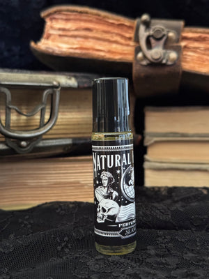 Natural History perfume oil (old books, black tea)