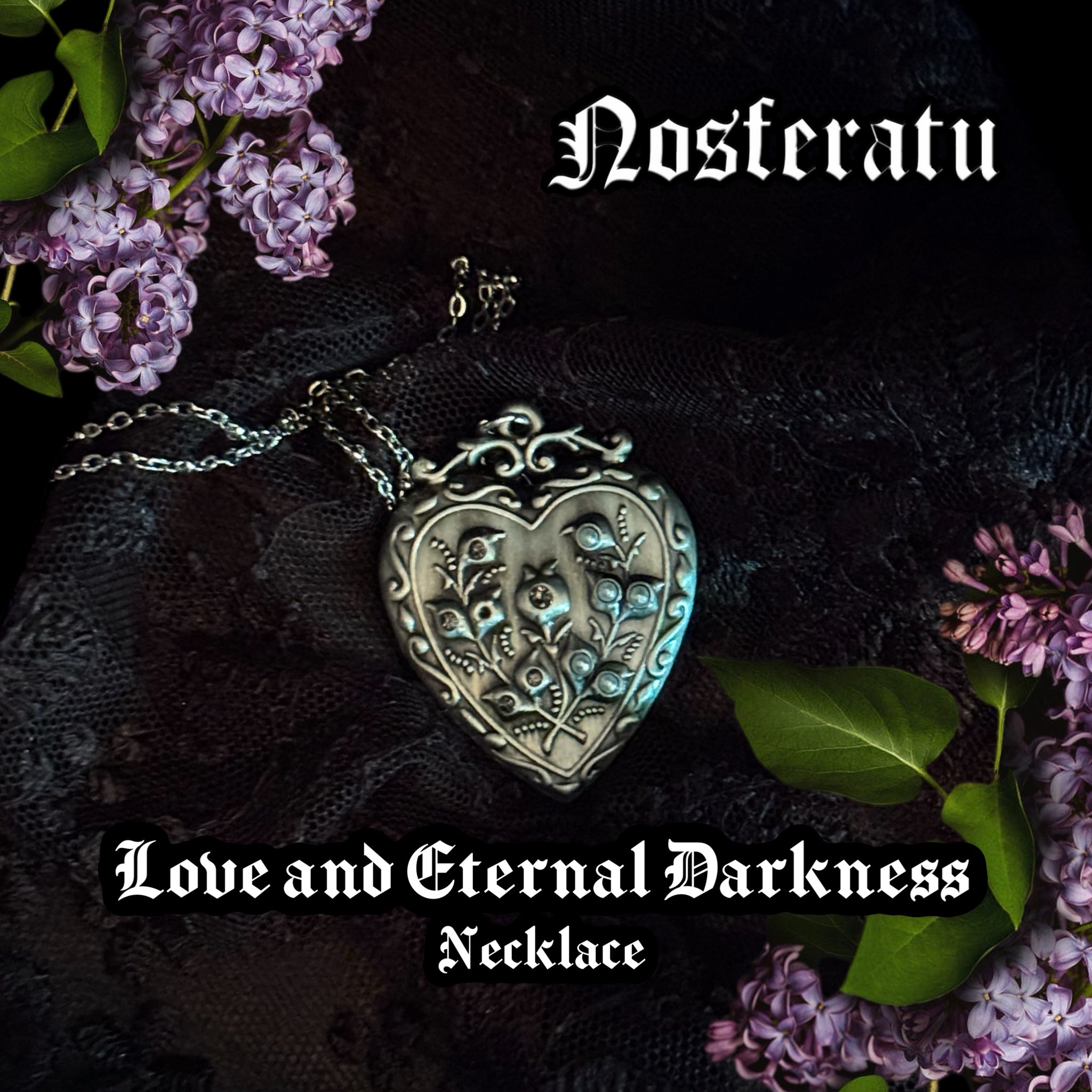 PRESALE: Love and Eternal Darkness necklace