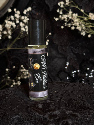 All Hallows' Eve perfume oil (candy corn, fall leaves)