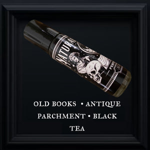 Natural History perfume oil (old books, black tea)