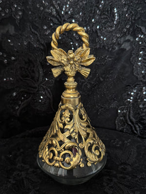 Ormolu style perfume bottle