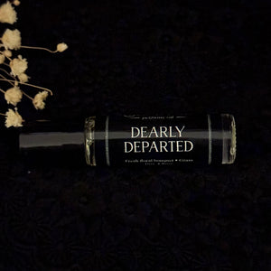 Dearly Departed perfume oil- scent of a grave (dirt, rose, flowers)