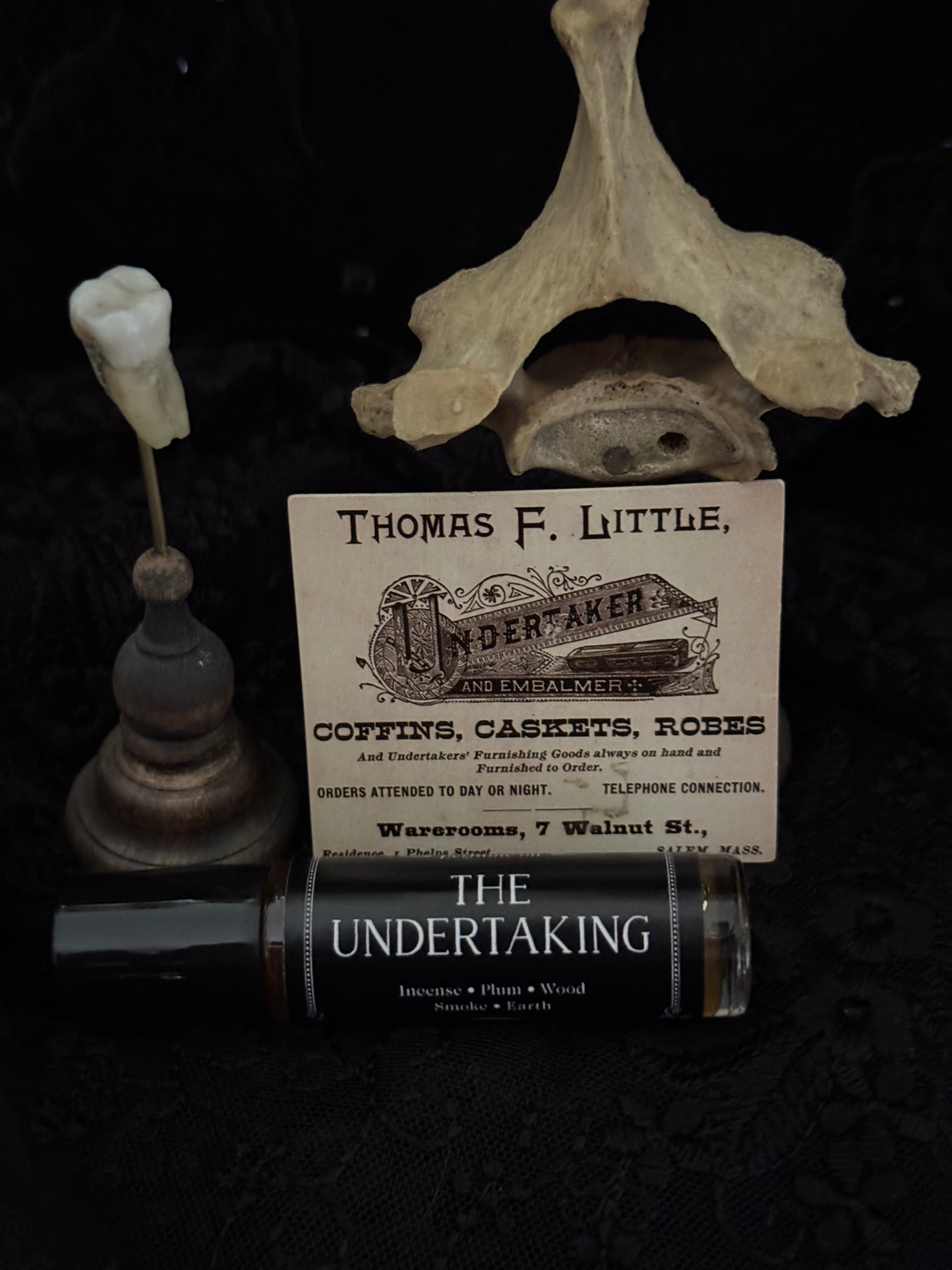 The Undertaking perfume oil (plum, wood, smoke)