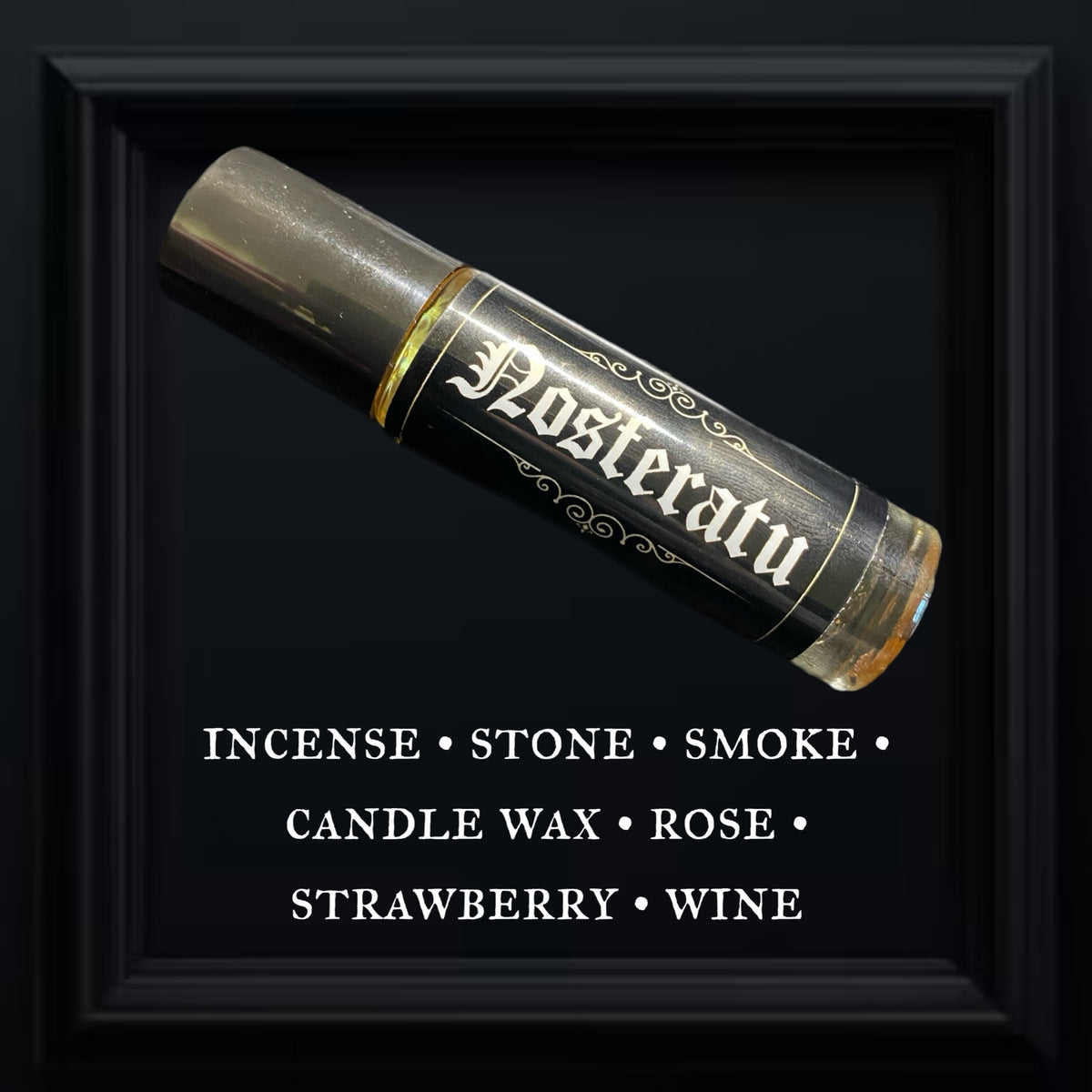 NOSFERATU perfume oil (stone, incense, wine, roses) Seance