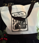 Night of the living gingerbread large tote