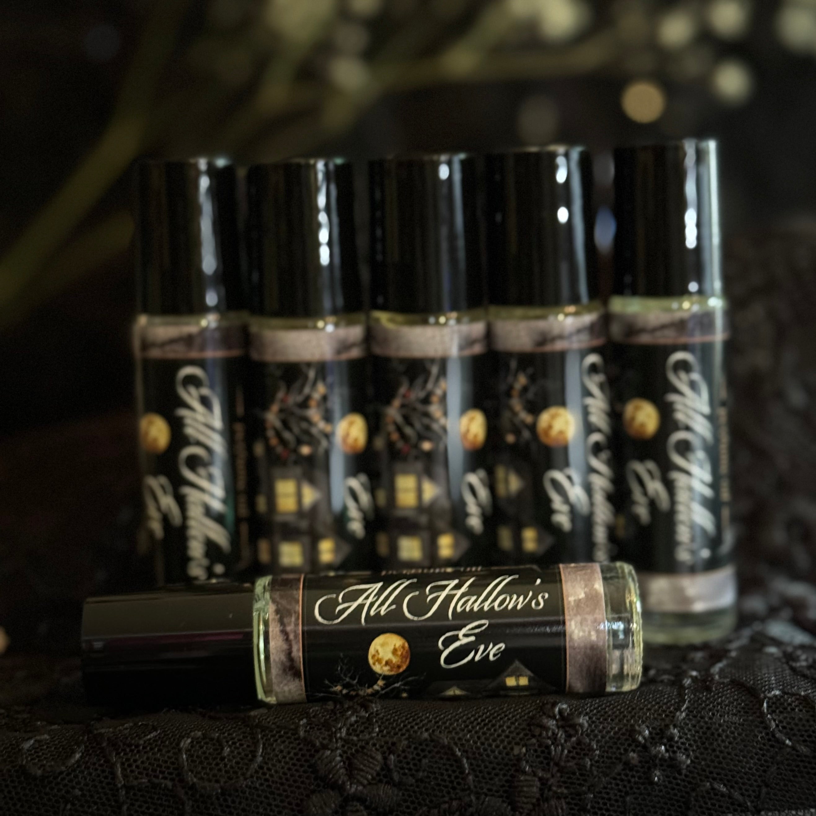 All Hallows' Eve perfume oil (candy corn, fall leaves)