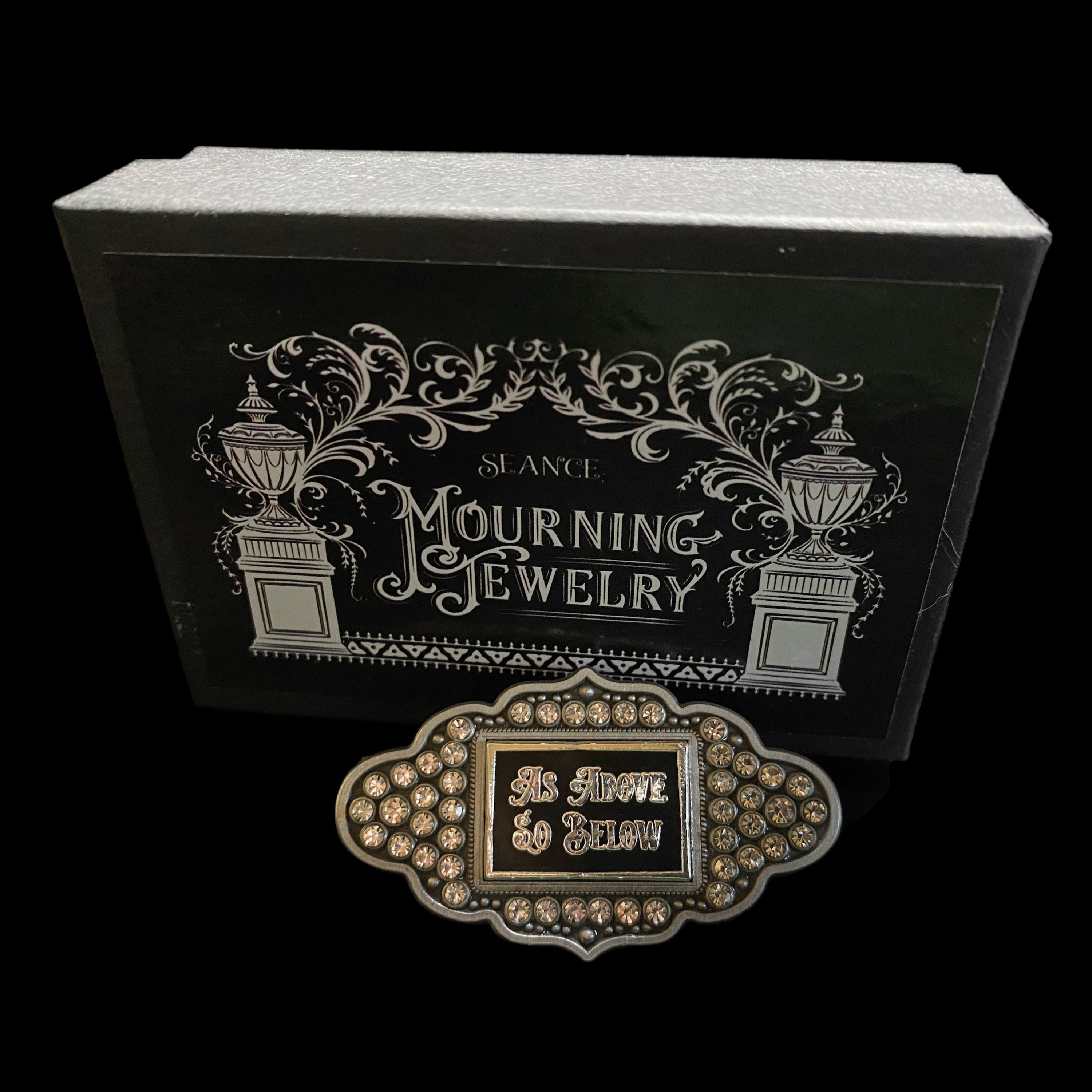 As Above So Below - Mourning Brooch