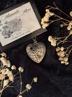 Forbidden Love Mourning Heart Necklace