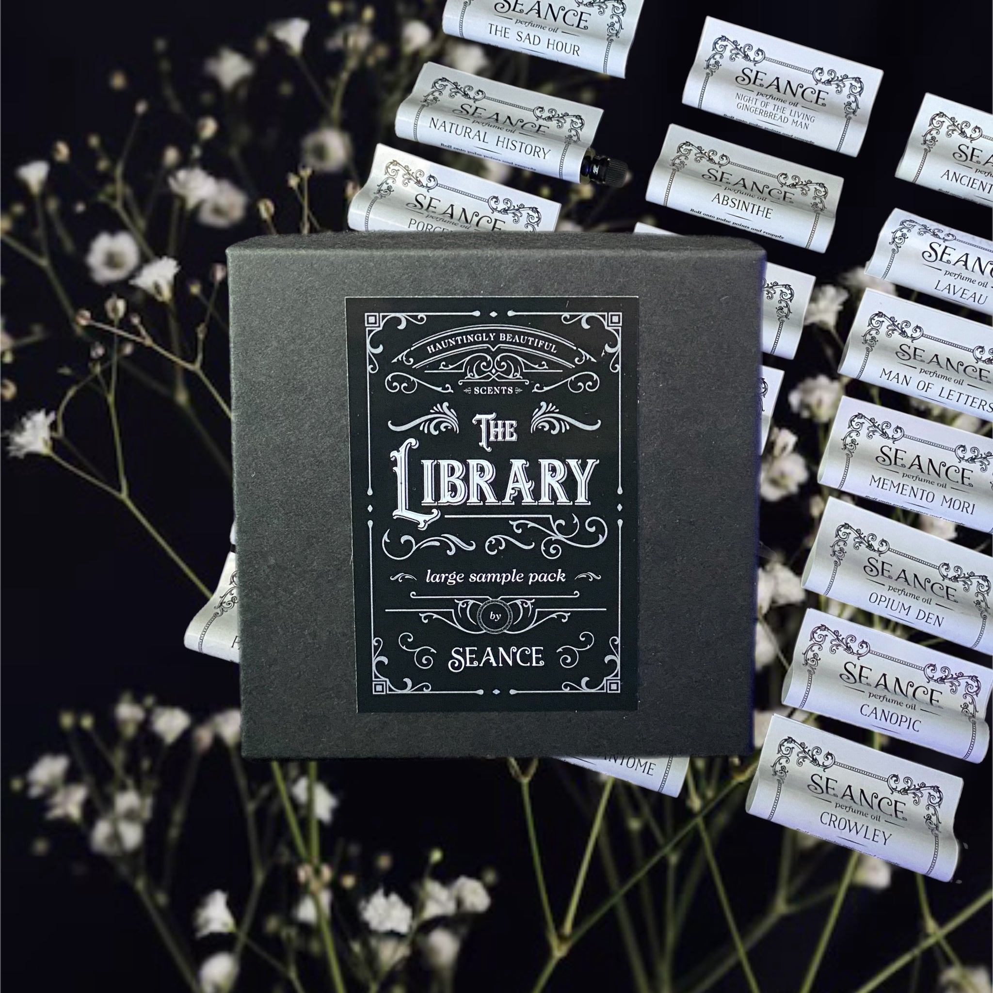 The Library- large sample pack (all current scents)