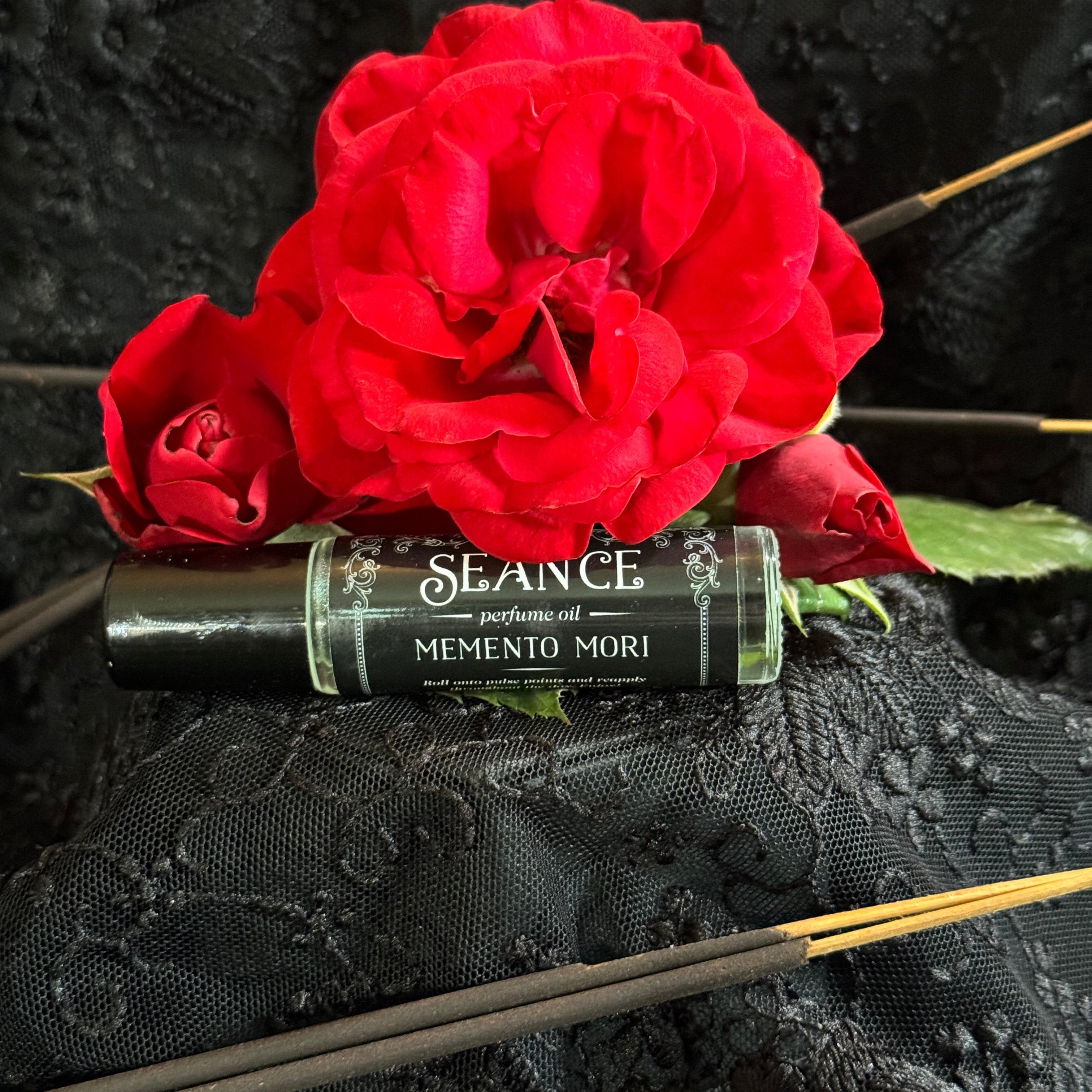 Memento Mori perfume oil (incense and rose)