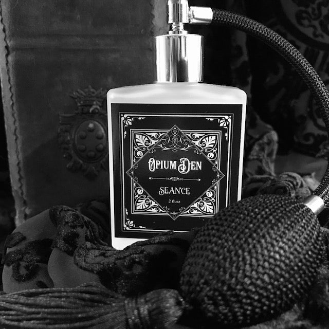 Opium Den Eau De Parfum- frankincense & myrrh, orange blossom, cream, –  SeancePerfumes