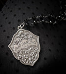 Our Darling Casket Plate necklace