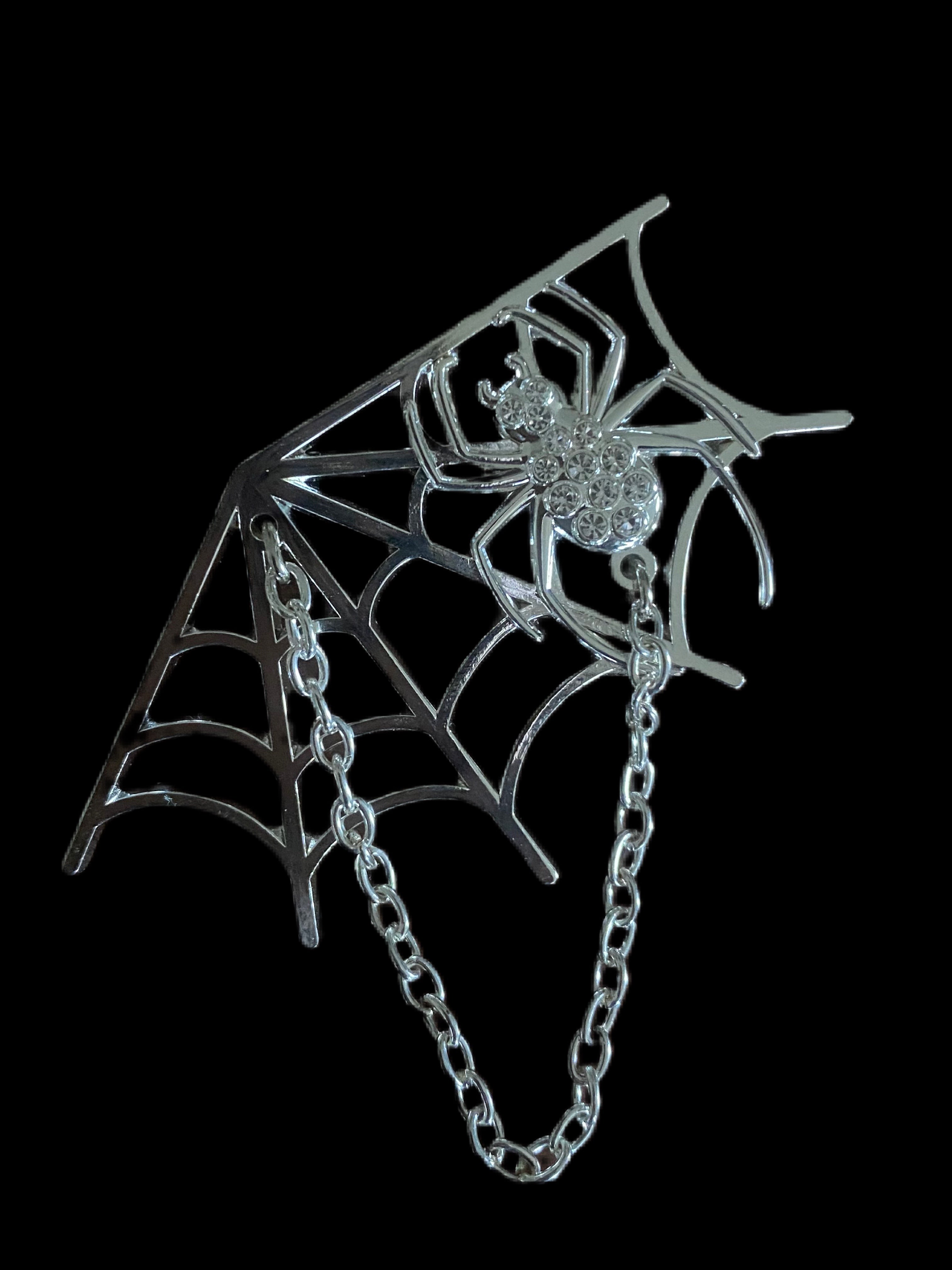 Vintage inspired Spider Brooch