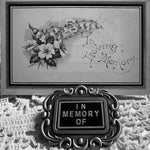 Memento Mori- in Memory of Brooch