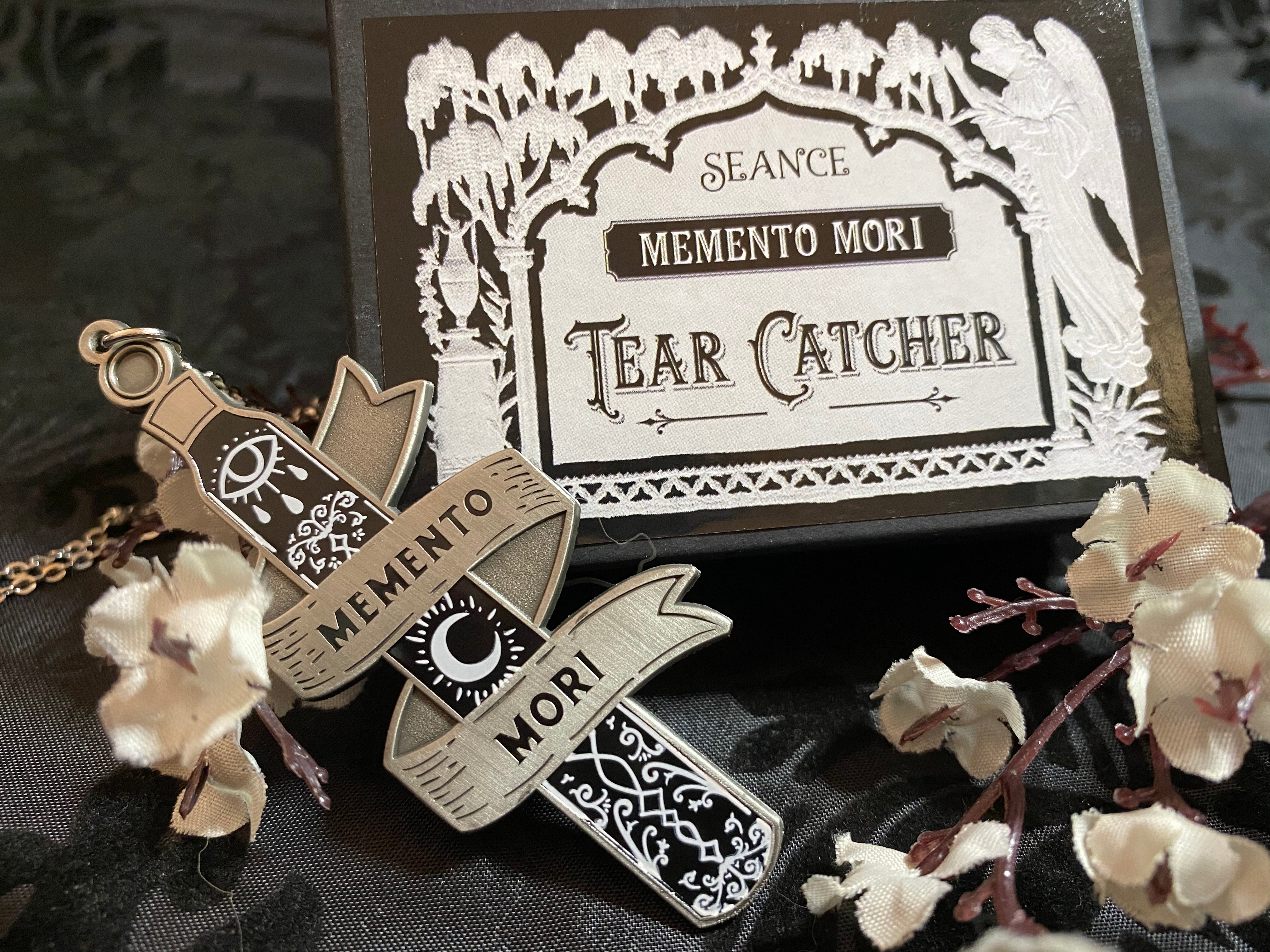 Tear Catcher necklace- Memento Mori